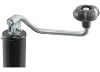 Curt Weld-On Pipe Mount Swivel Jack w/ Top Handle, 5,000 LBS, 15" Travel  • 28356
