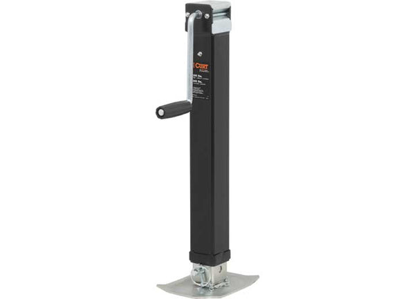 Curt Direct-Weld Square Jack w/ Side Handle (8.000 LBS, 15" Travel)  • 28575