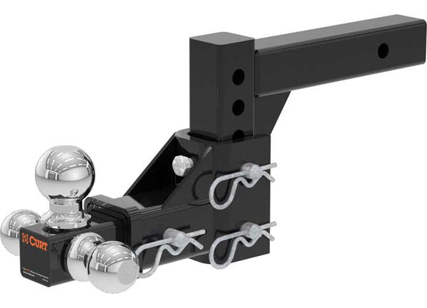 Curt Adjustable Tri-Ball Mount, 2" Shank, 1-7/8", 2" & 2-5/16" Balls  • 45799