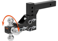 Curt Adjustable Tri-Ball Mount, 2" Shank, 1-7/8", 2" & 2-5/16" Balls  • 45799