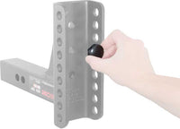 Curt Adjustable Channel Mount w/ Dual Ball, 2" Shank, 14K LBS, 6" Drop  • 45900