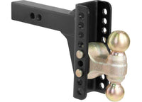 Curt Adjustable Channel Mount w/ Dual Ball, 2" Shank, 14K LBS, 6" Drop  • 45900