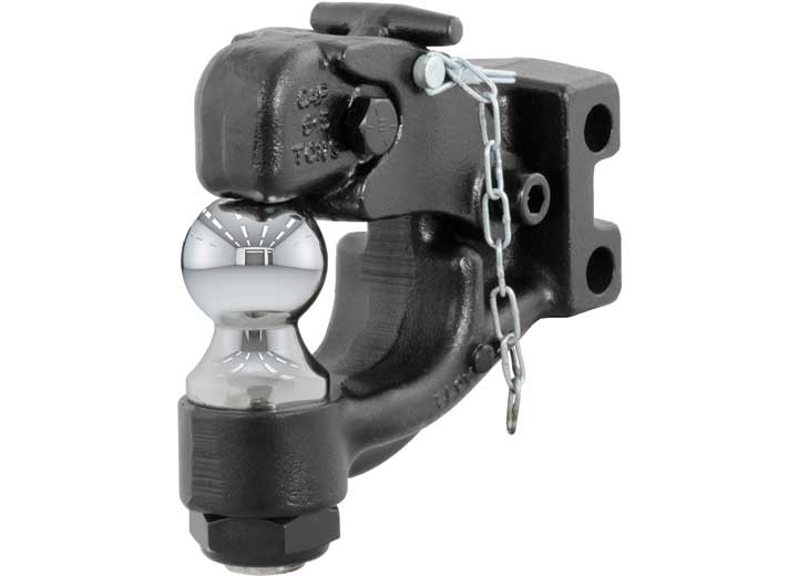 Curt Replacement Channel Mount Ball & Pintle Hitch, 2" Ball, 10,000 lbs  • 45919