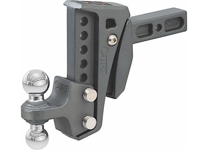Curt Rebellion XD Adjustable Cushion Hitch, 15k 2" Shank w/ 2" & 2-5/16" Balls  • 45951