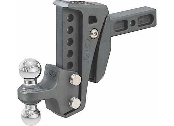 Curt Rebellion XD Adjustable Cushion Hitch, 15k 2" Shank w/ 2" & 2-5/16" Balls  • 45951