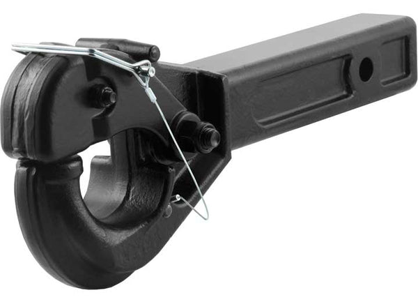 Curt Receiver-Mount Pintle Hook, 2" Shank, 20,000 lbs., 2-1/2" Lunette Rings  • 48004