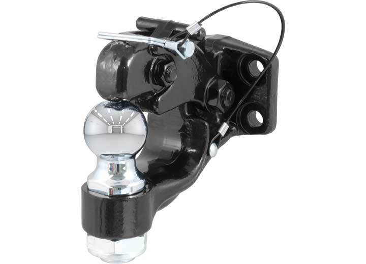 Curt Ball & Pintle Hitch, 2" Ball, 10,000 lbs. Ball Capacity  • 48190