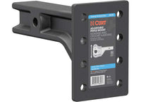 Curt Adjustable Pintle Mount, 2-1/2" Shank, 20,000 lbs., 7-1/4" High, 10-3/4" Long  • 48348