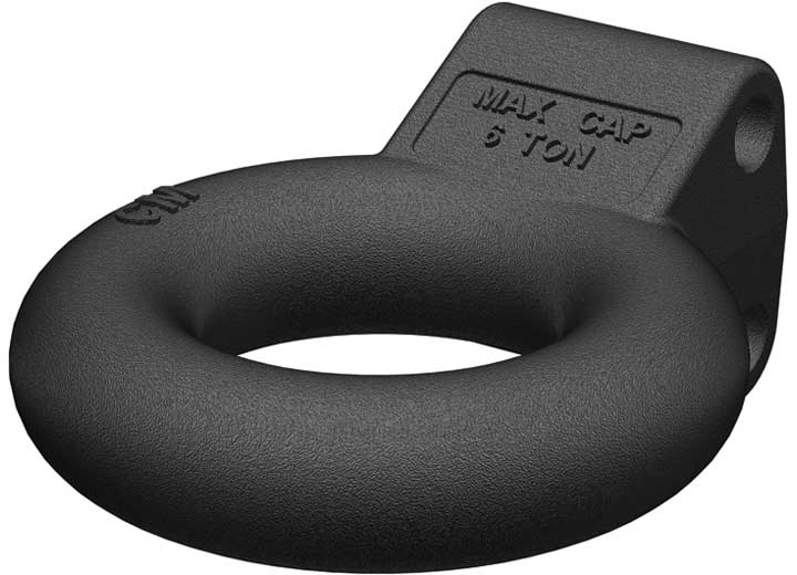 Curt Channel-Style Lunette Ring, 12,000 Lbs, 3" I.D., Black  • 48601