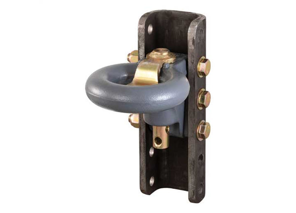 Curt SecureLatch Lunette Ring & Channel, 40,000lb, 3" ID, 11-3/4" Channel Height  • 48641