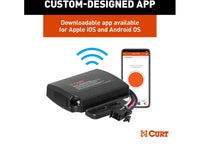 Curt Echo Under-Dash Brake Controller, Bluetooth Smartphone Connection  • 51190