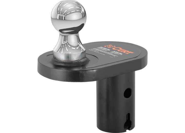 Curt Double Lock 2-5/16" Offset Gooseneck Ball, 4" Rearward Offset  • 60602