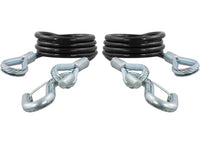Curt 43-7/8" Safety Cables with Two Snap Hooks, 3,500 LBS, Vinyl-Coated, 2-Pack  • 80136