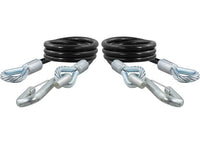 Curt 44" Safety Cables with Two Snap Hooks, 7,500 LBS, Vinyl-Coated, 2 Pack  • 80176
