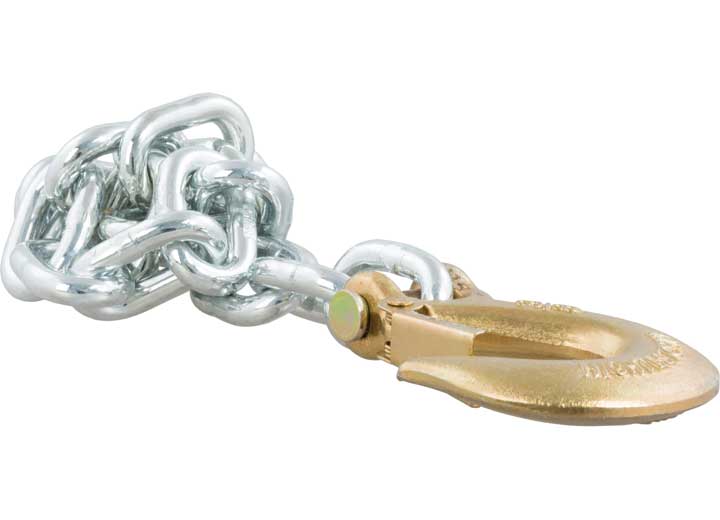 Curt 35" Safety Chain w/ Clevis Hook, 16,200 Lbs, Yellow Zinc  • 80315