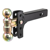 Curt Slim Adjustable Channel Mount w/ Dual Ball, 2" Shank, 10K, 3-3/4" Drop  • 45903