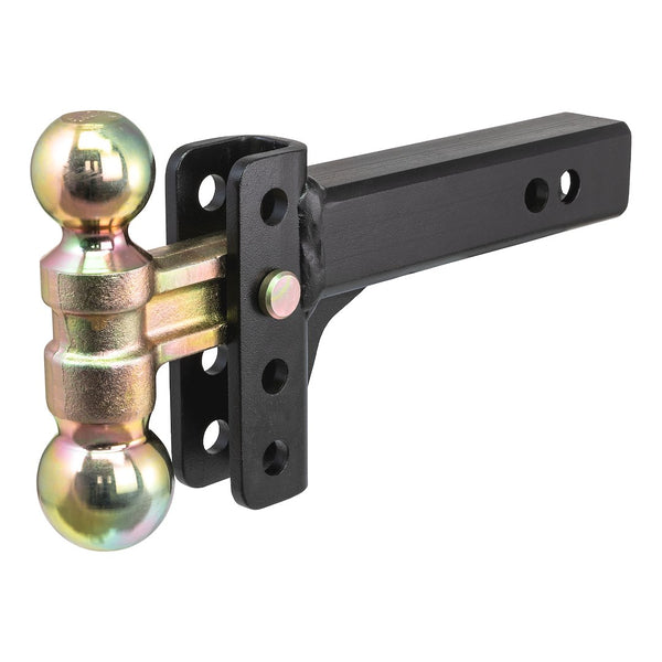 Curt Slim Adjustable Channel Mount w/ Dual Ball, 2" Shank, 10K, 3-3/4" Drop  • 45903