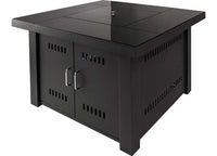 Pleasant Hearth 38" Sheridan Propane Fire Pit Table - Black  • OFG444T