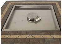 Pleasant Hearth 28" Atlantis Propane Fire Pit Table - Black with Tile Top  • OFG824T
