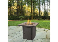 Pleasant Hearth 28" Atlantis Propane Fire Pit Table - Black with Tile Top  • OFG824T