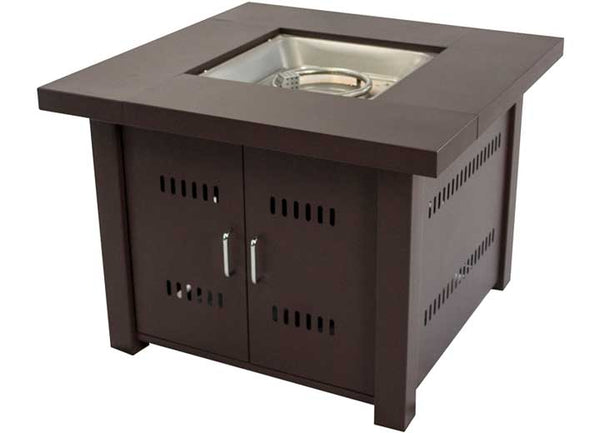 Pleasant Hearth 38" Avalon Propane Fire Pit Table - Mocha  • OFG900T