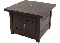Pleasant Hearth 38" Avalon Propane Fire Pit Table - Mocha  • OFG900T