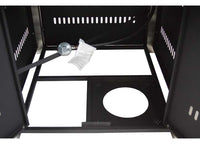 Pleasant Hearth 38" Montreal Propane Fire Pit Table - Black & Stainless  • OFG901T