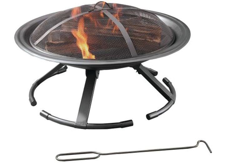 Pleasant Hearth 26" Stow N' Go Steel Wood Fire Pit  • OFW100RFN