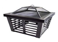 Pleasant Hearth 34" Hudson Steel Wood Burning Fire Pit  • OFW191S