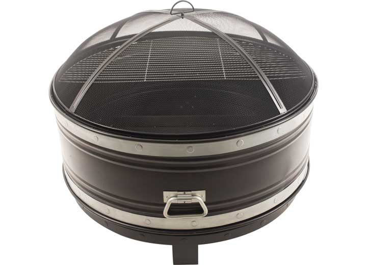 Pleasant Hearth 36" Round Colossal Steel Wood Fire Pit  • OFW651R