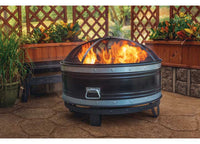Pleasant Hearth 36" Round Colossal Steel Wood Fire Pit  • OFW651R