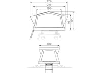 Dometic TRT 140 Air Inflatable Rooftop Tent  • 9120002265
