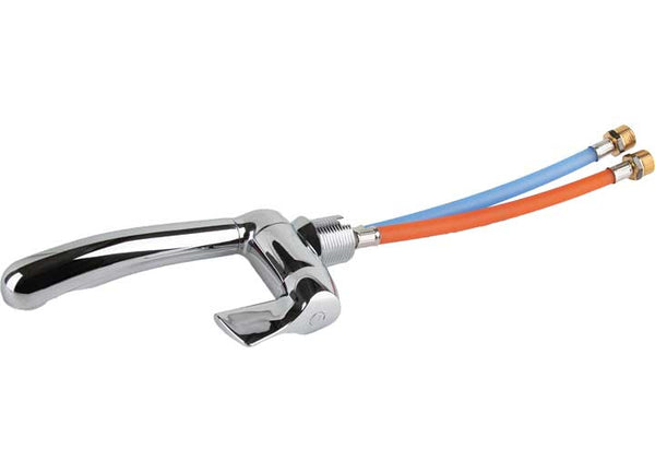 Dometic Galley RV Faucet w/ Hoses, Fold Down Spout, Chrome  • 3313070.001