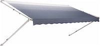Dometic 8500 14'W x 8' Ext. Vinyl Fade Azure Manual RV Patio Awning with Polar White Weather Cover  • 848NT14.400B