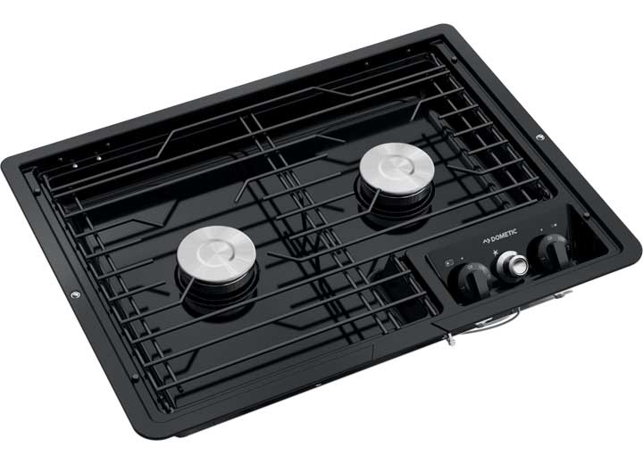 Dometic 2-Burner Drop-In Gas Cooktop, Black  • 9108917574