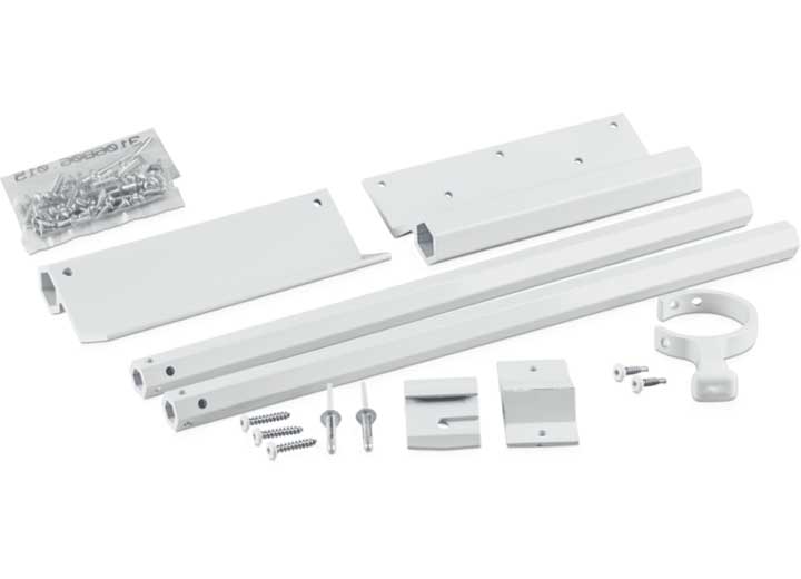 Dometic 90 Degree SlideTopper Short Bracket Kit,  Polar White  • 9800015.402B