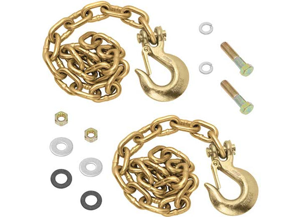 Reese Goose Box Fifth Wheel Pin Box Safety Chain Kit, 44", 20,000 LBS  • 49151
