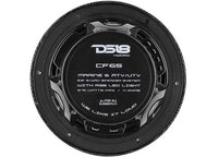 DS18 6.5" 2-Way Coaxial Marine Speaker With LED RGB Lights 125 Watts Rms 4-Ohm -Black Carbon Fiber, Pair  • CF-65