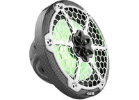 DS18 NXL 8" 2-Way Coaxial Marine Speaker With LED RGB Lights 125 Watts Rms 4-Ohm -Black Carbon Fiber  • CF-8