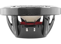 DS18 NXL 8" 2-Way Coaxial Marine Speaker With LED RGB Lights 125 Watts Rms 4-Ohm -Black Carbon Fiber  • CF-8