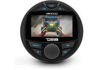 DS18 Marine and Powersports Headunit 3" Color TFT screen , 2 Zones, 4 volts Output, BT, RDS 4 X 50 Watts  • MRX100