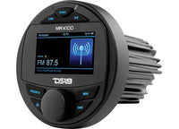 DS18 Marine and Powersports Headunit 3" Color TFT screen , 2 Zones, 4 volts Output, BT, RDS 4 X 50 Watts  • MRX100