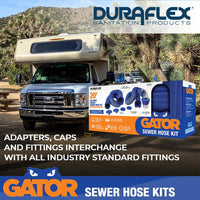 Duraflex Gator Polymer Ribbed RV Sewer Hose Kit, 20 Ft  • 22006