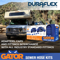 Duraflex Gator 24 Mil Polypropylene RV Sewer Hose Kit, 30 Ft  • 22008