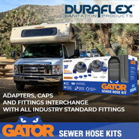 Duraflex Gator 21 Mil Polypropylene RV Sewer Hose Kit, 30 Ft  • 22007