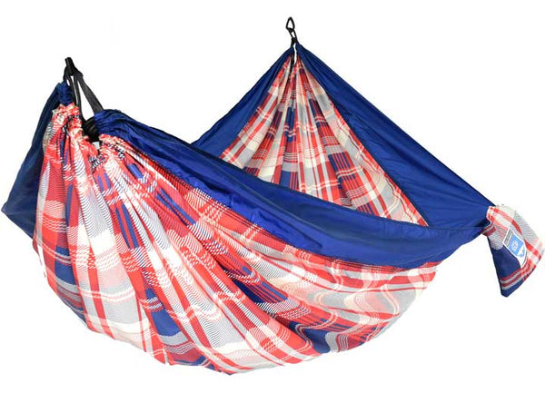 Equip 1 Person Travel Hammock, Plaid  • 97197