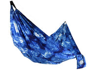 Equip 1 Person Craft-Dyed Recycled Hammock - Blue  • 995714