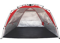 E-Z UP Wedge Beach & Sport Tent, 8', Red, Carry Bag  • WT8PN