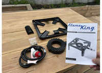 Flame King 120,000 BTU, 0-20 PSI, Turkey Fryer Single Propane Burner Bayou Cooker  • FK-4P-01E