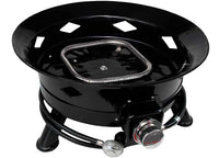 Flame King Outdoor Portable Propane Gas 24â€³ Fire Pit Bowl with Self Igniter, Cover, and Carry Straps  • FKG6502D